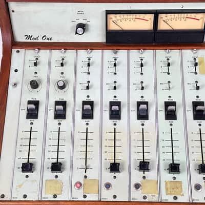 1975 UREI UA Mod One Stereo Recording Console - Sidecar Mixer w/ B11178 Input Transformers image 3