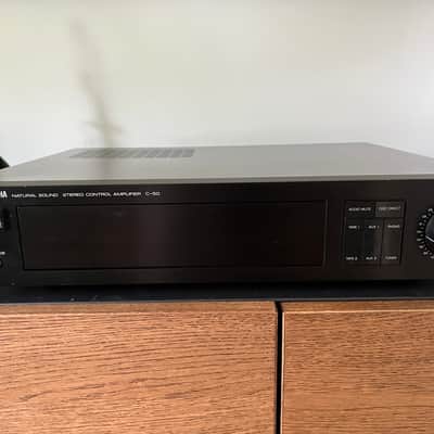 Yamaha Preamp Natural Sound C-50 1980-1983 - Black image 2