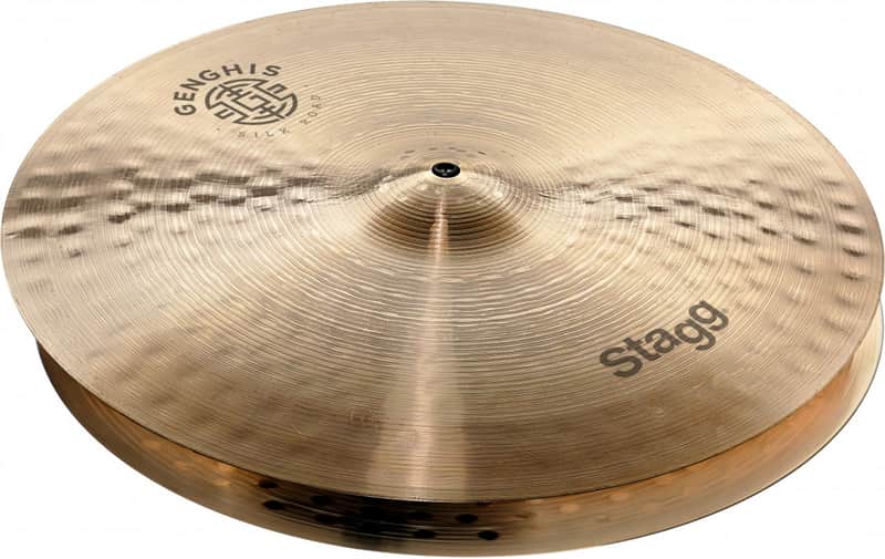 Stagg 14" Genghis Medium Hi-Hat Cymbals GENG-HM14R image 1