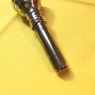 New York Bach-Bb Cornet Mouthpiece-6C-c.1940's-Good Condition-Needs Plating image 5