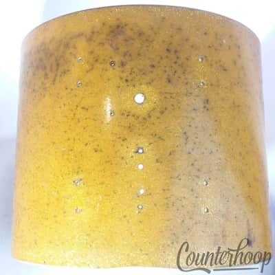 Leedy & Ludwig 15x12" Snare Drum Shell Gold Sparkle 3Ply Project Tom Vintage 40s image 5