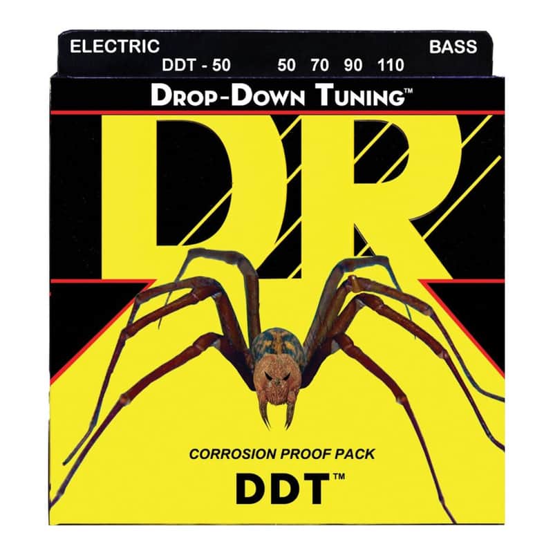 DR Strings DDT-50 Drop-Down Tuning Bass Strings, Heavy 50-110 image 1
