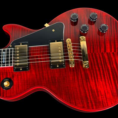 2026 Gibson Les Paul Custom 3A Flame Top Custom Shop Chambered ~ Red Widow image 2