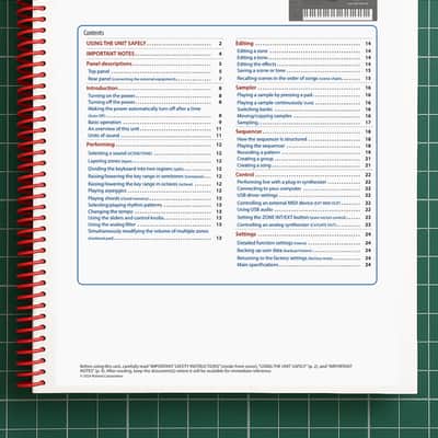 Roland Fantom 8 EX — 7 in 1 Owners Manual User Reference — 510 Pages — USA Made