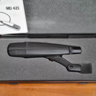 Sennheiser MD 421-U Cardioid Dynamic Microphone 1960s - 1990s - Black image 10