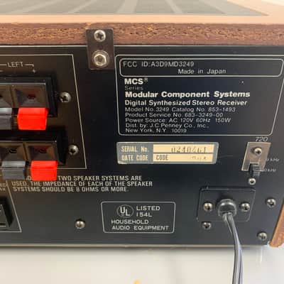 MCS Modular Component System 3249 Stereo Receiver * 45W RMS * 1981 image 12