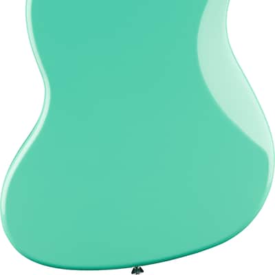 Squier Paranormal Baritone Jazzmaster HH Electric Guitar - Sea Foam Green image 2