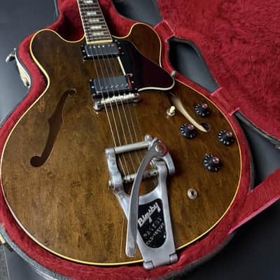 1969 Gibson ES-335 with Factory Installed Bigsby - Walnut image 16