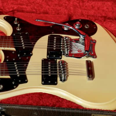 Mosrite Joe Maphis model 1967 - Pearl White image 2