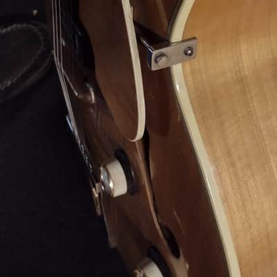 ARCHTOP ELECTRIC GEMTONE 1960'S - NATURAL WOOD image 10