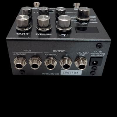 Boss RV-200 Reverb 2023 - Present - Black X7679 image 4