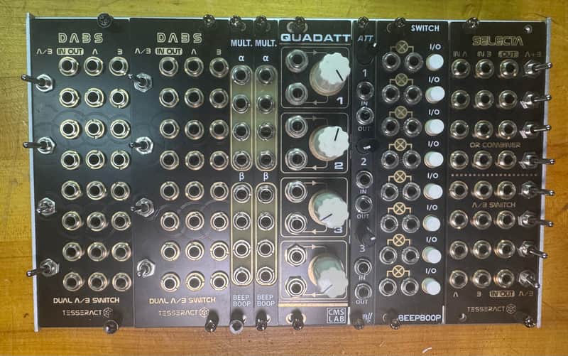 Endorphins.es 42 HP Aluminum Case w/Various Passive Eurorack Utility Modules image 1