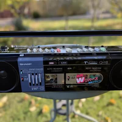 SHARP QT-Y8 Rare Vintage Cassette Deck Boombox TV-Audio Serviced Japan Warranty image 14