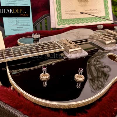 ♚AMAZING♚RARE♚ 2012 GRETSCH G-6136 SILVER FALCON ♚ Real Mother Pearl ! ♚ FULL 2.75" Depth! image 6