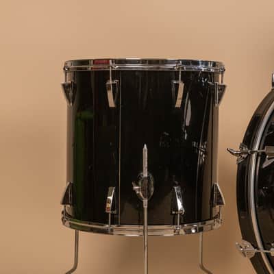 Vintage Yamaha 5000 Jet Black Drum Set 16x24 10x12 and 16x16 image 4