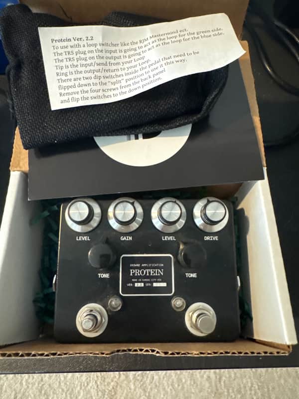 Browne Amplification Protein Dual Overdrive V2.2 Black image 1
