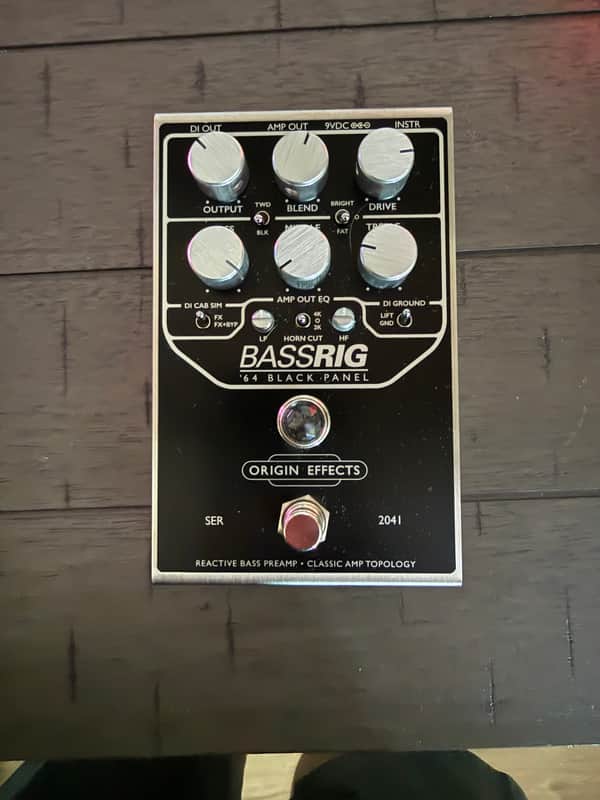Origin Effects BASSRIG '64 Black Panel