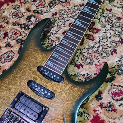 *RARE* 1990 Ibanez RG760 BK-P Black Paisley w/ Matching Headstock, FujiGen Japan MIJ 🔥 image 5
