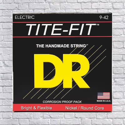 DR Tite Fit Lite Nickel Electric Guitar Strings 9-42 image 4