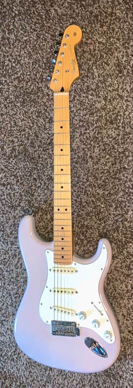 2022 Fender Junior Collection  Stratocaster Satin Shell Pink electric guitar made in japan MIJ image 1