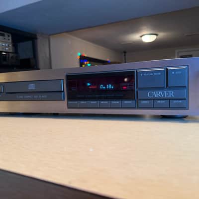 Vintage Carver TL-3100 Compact Disk Player New Belts Serviced High Fidelity Gray image 4