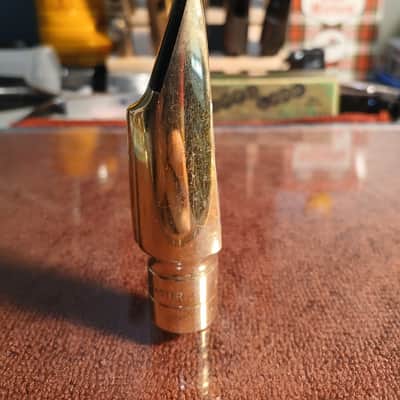 Otto Link Early Babbitt Super Tone Master 5* Metal Alto Mouthpiece - Gold Plated Brass image 2