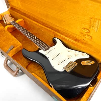 2004 Fender Custom Shop 1960 Stratocaster Relic – Black image 1