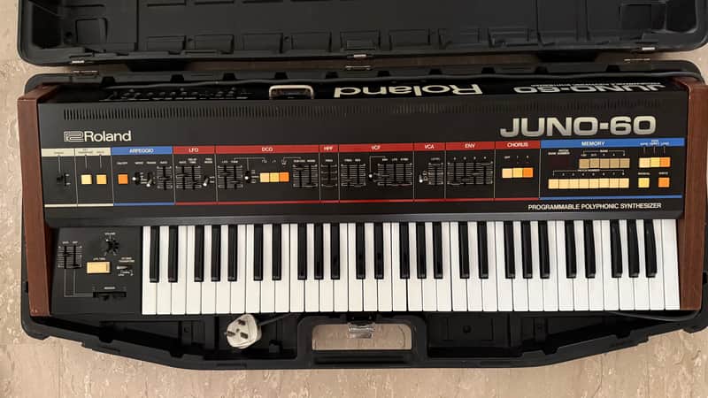 Roland Juno-60 61-Key Polyphonic Synthesizer (USB & Midi DCB) image 1