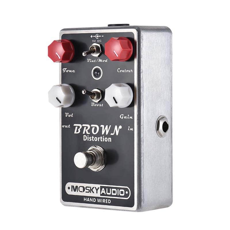 Brown Sound Distortion Effect Pedal Hard Rock 70s 80s metal sound  EQ Pedal image 1