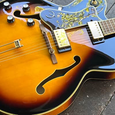 Epiphone Broadway with Laurel Fretboard Left-Handed 2023 - Present - Vintage Sunburst image 2