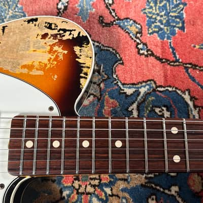 Fender Custom Shop '60 Heavy Relic Telecaster Custom 2011 Sunburst image 9