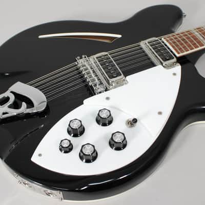 2012 Rickenbacker 360/12 12 String Electric Guitar In Jetglo Finish w/OHSC image 10