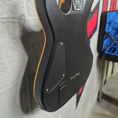 Schecter Demon-6 2014 - 2017 - Aged Black Satin with Hard Case image 15