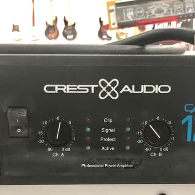 Crest Audio CA12 2200-Watt Power Amplifier 2000s - Black image 3