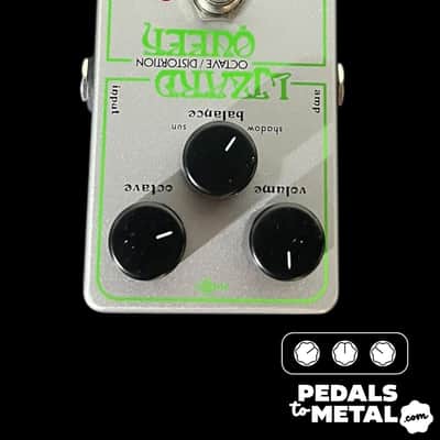 Electro-Harmonix / JHS Nano Lizard Queen Octave Fuzz 2023 - Present - Silver / Green  X12637 image 4