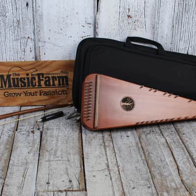 Spring Creek Handmade 2 Octave Bowed Psaltery with Bow Gig Bag and Tuning Key image 2
