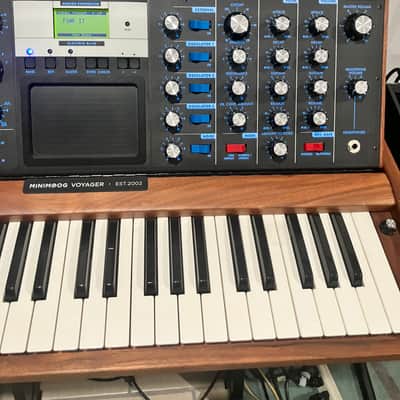 Moog Minimoog Voyager Select Series 44-Key Monophonic Synthesizer 2006 - 2013 - Cherry Cabinet image 7