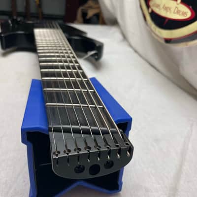 Kiesel Osiris Multiscale 8 Headless Baritone 8-string Guitar with Gig Bag 2018 - Jet Black image 12