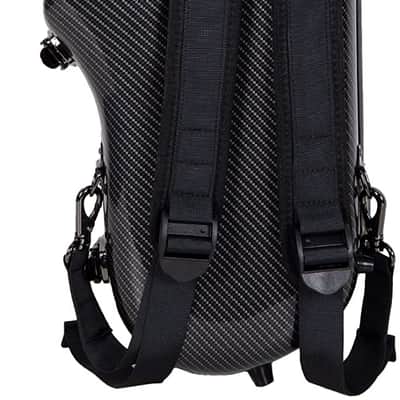 Crossrock Composite Carbon Fiber Case fits Regular Alto Saxophone, Lightweight Beautiful Hard Case image 3