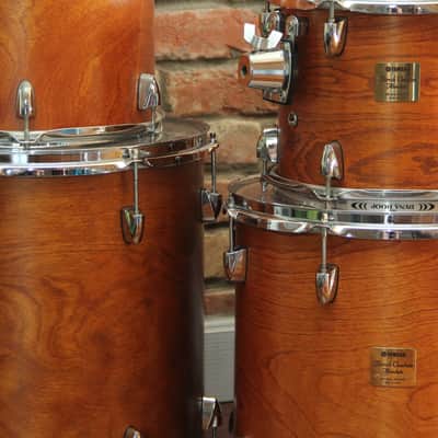 Yamaha Birch Custom Absolute - natural vintage 5pc drumset image 3