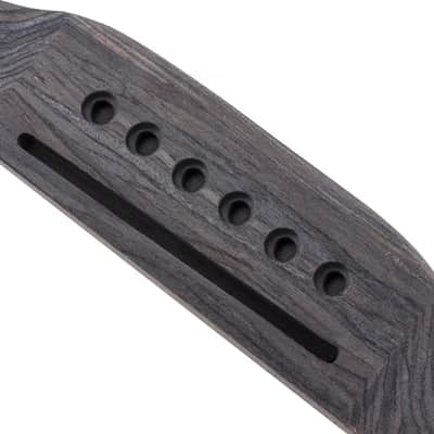 Acoustic Guitar Bridge Kit 40/41" – Saddle Nut Pins Set Wood Replacement Parts image 4