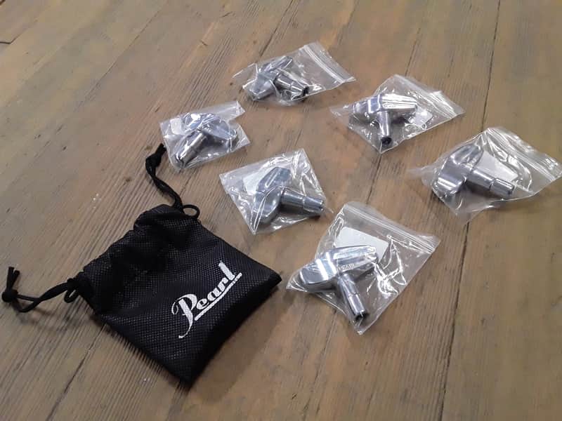 *Last Lot* Pearl (6) Drum key lot #5 with Drawstring Pouch - Ready to Ship image 1