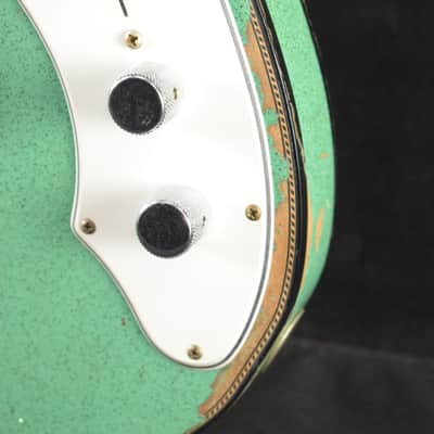 Fender Custom Shop '60s Custom Telecaster Thinline Relic Aged Seafoam Green Sparkle image 4