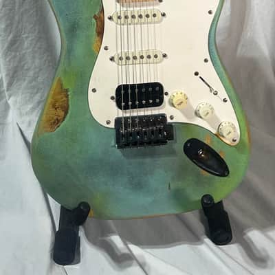 Strat style electric guitar (aged relic) image 1