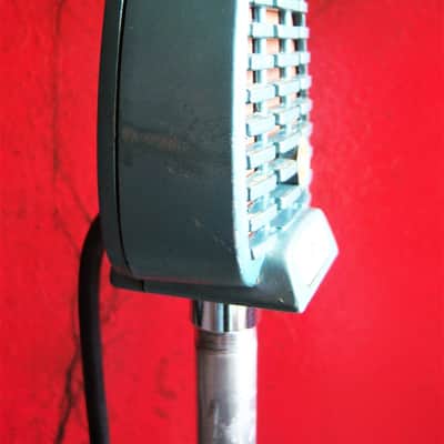 Vintage 1950's General Electric 97U20 / Shure 510C controlled reluctance microphone Hi Z w stand image 4