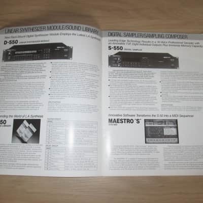 Roland Vintage '80s Synthesizer Literature Package - Brochure/Catalog - Rare image 4