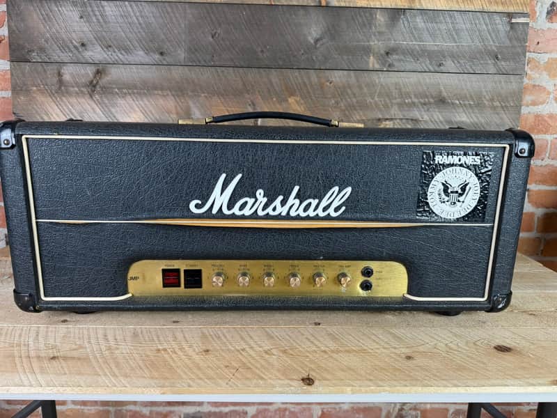 Vintage Used 1977 Marshall Master Model 50W Mk II Lead JMP Head – USA Export – Serviced image 1