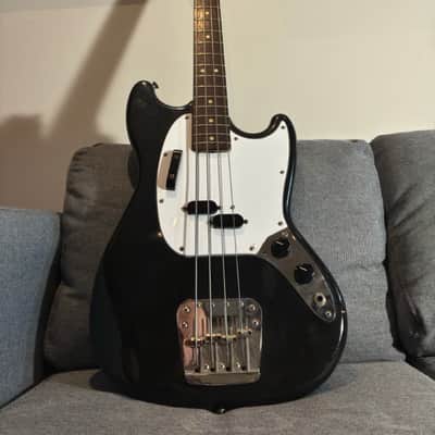 Fender Mustang Bass 1978 - Black image 1