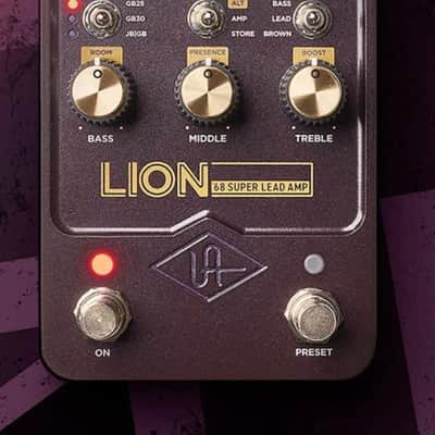 Universal Audio UAFX Lion '68 Super Lead Amp Pedal - New! image 4