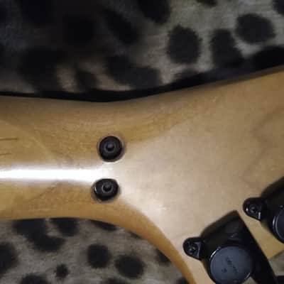 Kramer ,80,S Maple Body Yellow Bumble Bee Striped Paint Job Charvel Japan Neck image 9